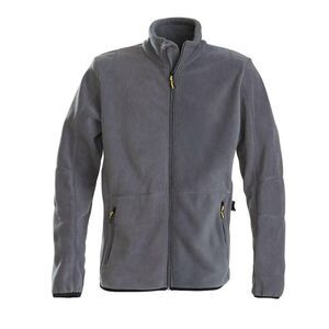 Printer Mens Speedway Fleece Jacket / Steel Grey